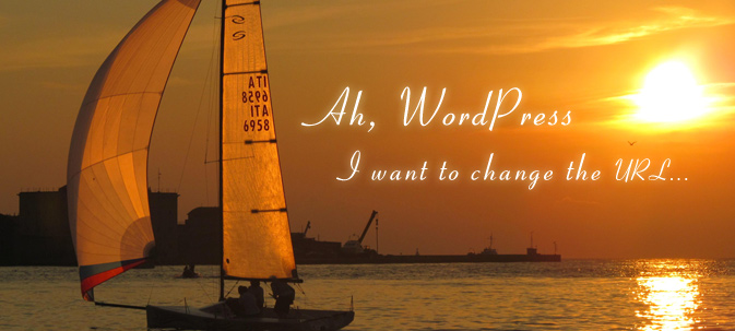 WordPressのURLを変えたいねん