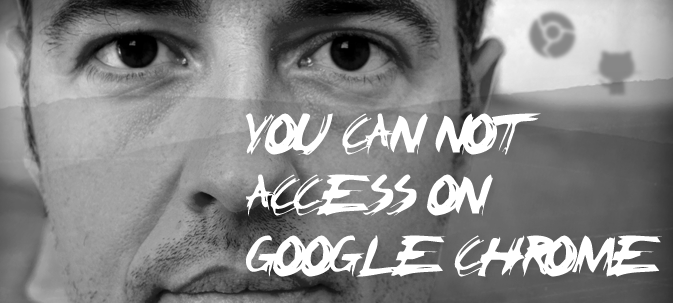 君はchromeからgithubにアクセスできない