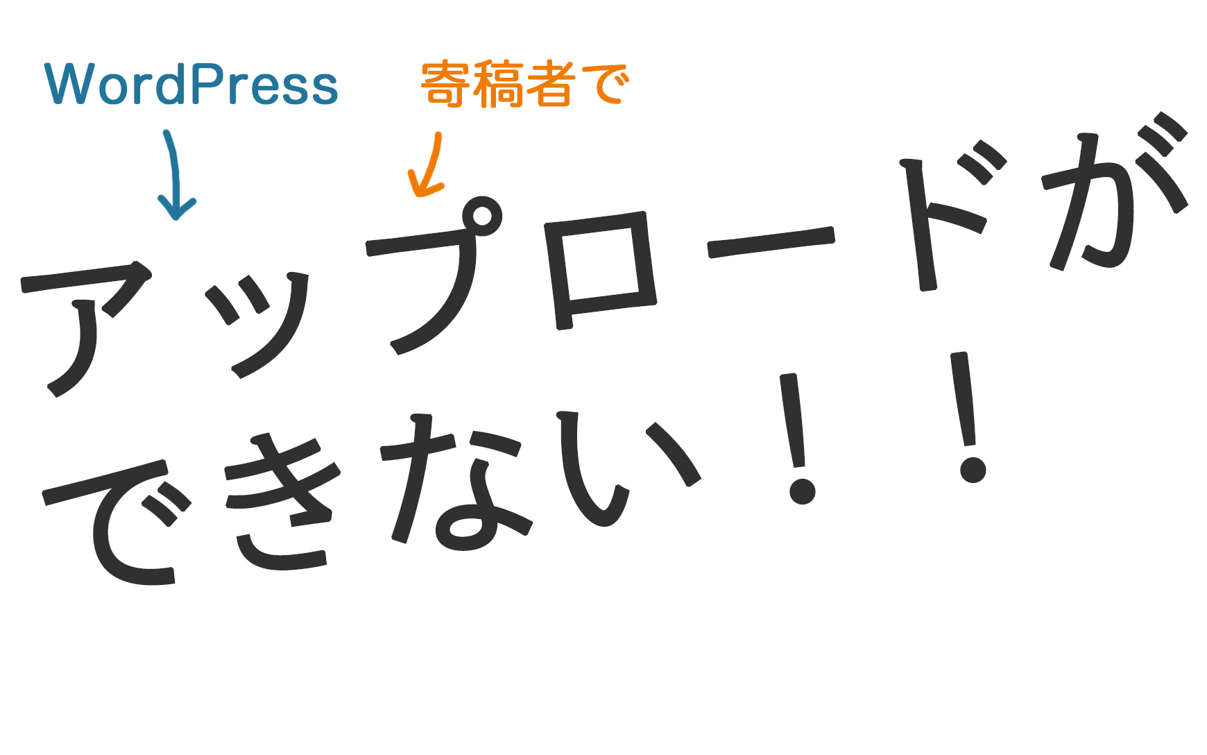 【WordPress】寄稿者権限で画像のアップロードができない